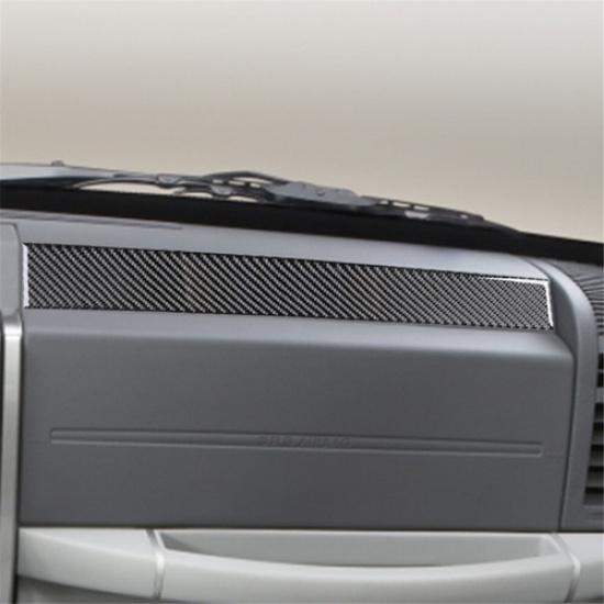 For Jeep Liberty 2008-12 Carbon Fiber Interior Passenger Dashboard Cover Trim