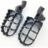 Gunmetal Black Motocross MX Dirt Bike Racing Foot Pegs for 2000 2001 CR250R CR125R