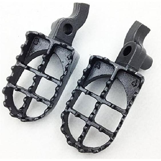 Gunmetal Black Motocross MX Dirt Bike Racing Foot Pegs for 2000 2001 CR250R CR125R