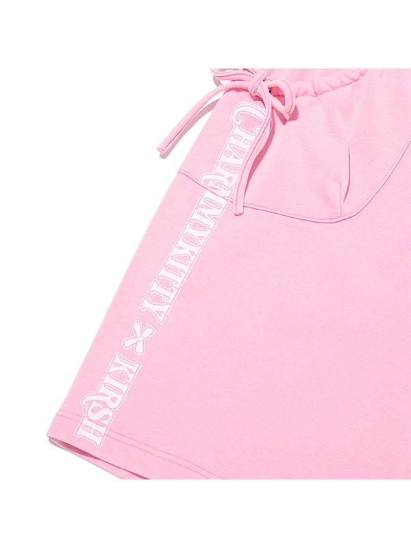 Kirsh X Charmy Kitty Loose Fit Half Sweatpants [Pink]