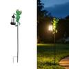 Solarfrosch Gartendekoration Wasserdichte Frosch-Solar-Wegeleuchte Landschaftsbeleuchtung & Zubehör für Weihnachten Halloween Ostern