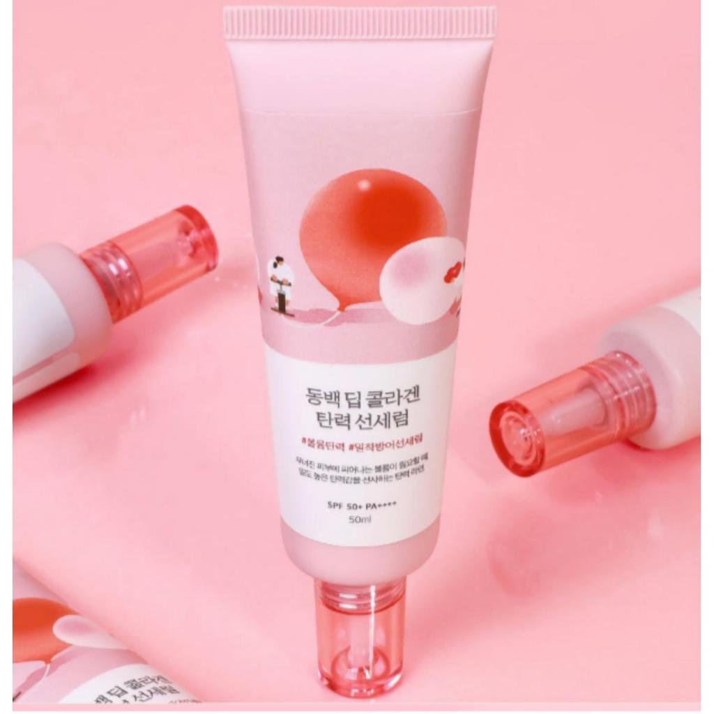 [ROUNDLAB] Camellia Deep Collagen Sun Serum 50ml