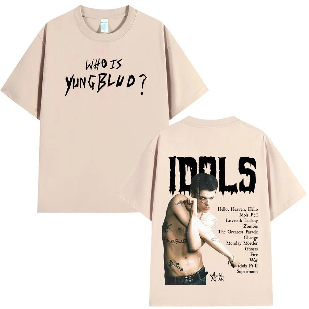 Yungblud IDOLS The World Tour 2026 Merch T Shirt Men Women Hip Hop T-shirts Casual Cotton Oversized Gothic Punk Loose T-Shirts