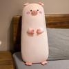 Yellow Chicken Hugging Pillow - Male & Female Plush Long Cushion Doll