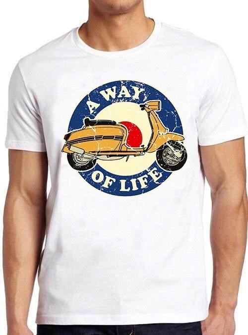 Scooter A Way Of Life MOD Moped Motorcycle Biker Funny Gift Tee T Shirt C1161 XL