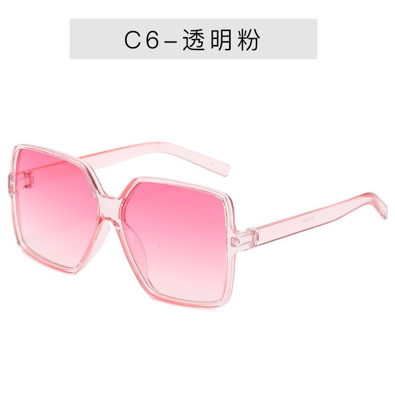 New Fashion Women Oversized Square Frame Sunglasses Gradient Brand Designer Eyewear Female Sun Glasses UV400 Shades
