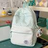 Schoolbag Korean version ins high value youth girly feeling backpack primary school bag female sweet soft sister middle school student backpack