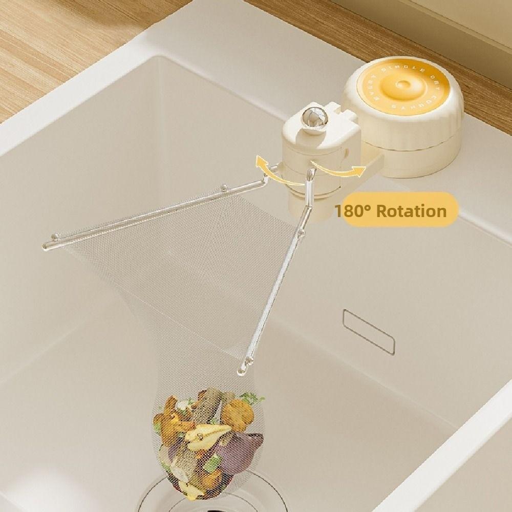 Rotatable Waste Hanging Net Bracket Creative Kitchen Garbage Filter  Household