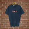 Rare!! Split Logo Skateboard Nice Design Split T-shirt Size L
