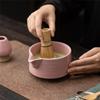 Pink Japanese Matcha Tea Set 8 Piece Matcha Powder Kit Matcha Bowl Set Whisk Accessoriesholder For Tea Lovers Tea-Making