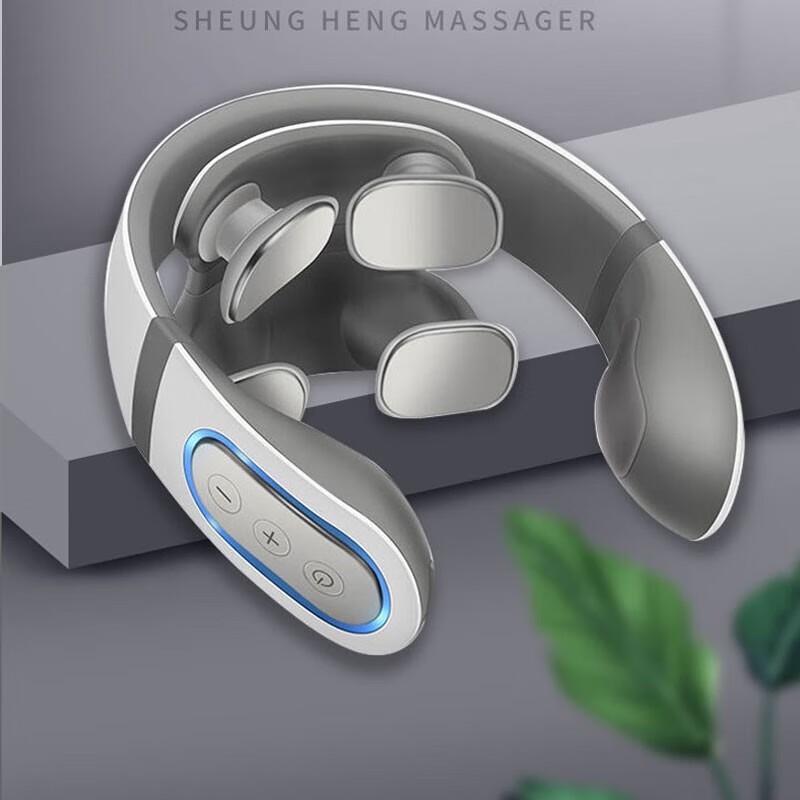 Shangheng Multifunction Neck and Shoulder Massager with Heat CN Plug (adapter Included)