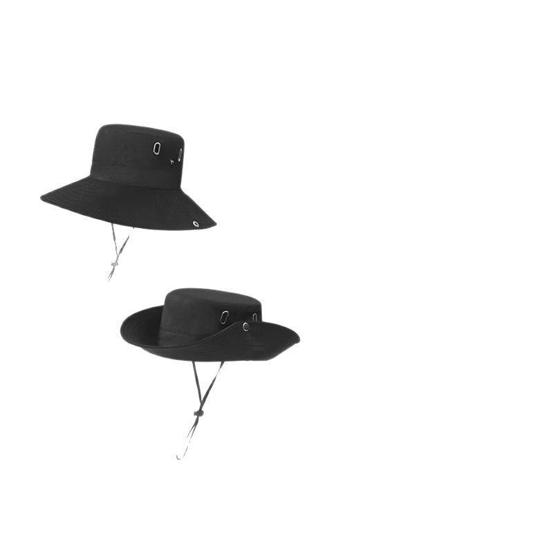 Unisex Western Cowboy Sun Hat: Wide Brim Summer Protection for Hiking, Camping, Outdoor Activities
