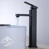 Basin Sink Bathroom Faucet Deck Mounted Hot Cold Water Basin Mixer Taps Black Lavatory Sink Tap 2025