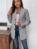 2025 Autumn/Winter European & American Women's Three-Button Double-Breasted Coat