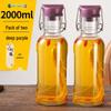 High-Grade Thick Glass Wine Bottle for Long-Term Baijiu Storage, Sealed and Durable