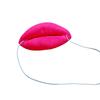 Realistic Red Lips Sausage Joke Prop for Funny Party Cosplay Halloween Gag Thick Novelty Accessory for Photo Booth