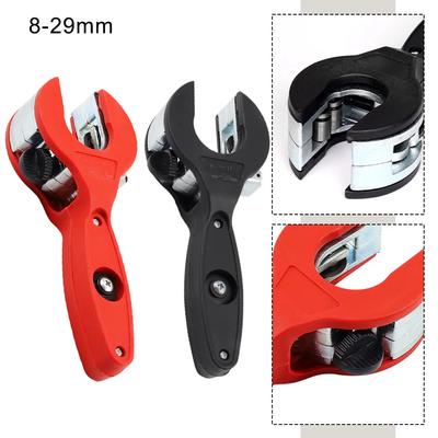 1 cortador de tubos de trinquete para cortar tubos de acero inoxidable de 8 a 29 mm, tijeras de trinquete de aluminio y cobre, herramientas manuales para cortar mangueras