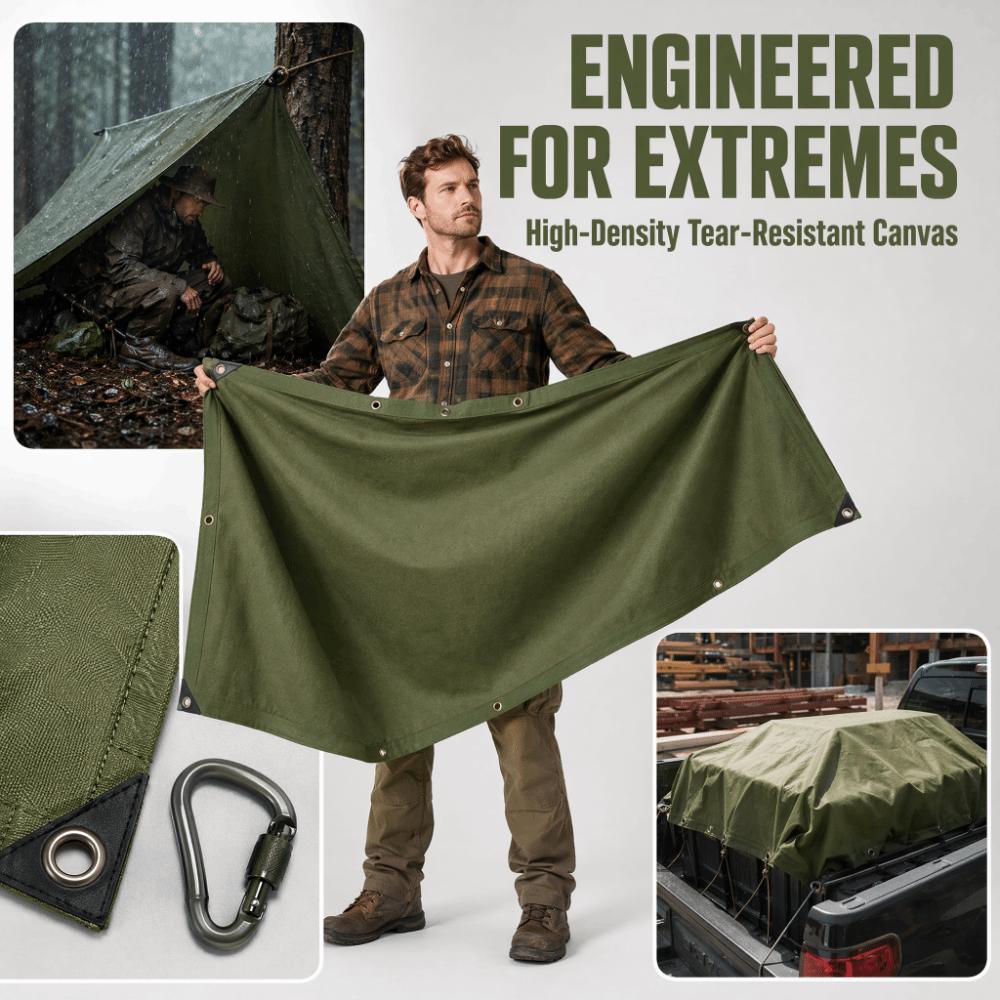 Heavy Duty Waterproof Cover Thick 0.86mm Canopy Cargo Pile Rainproof Cloth  Outdoor Use