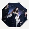 Vampire, Gothic Automatic Opening and Closing, 8 rib Structure Portable Umbrella, Suitable for Men and Women in All Seasons  Perfect Gift fo