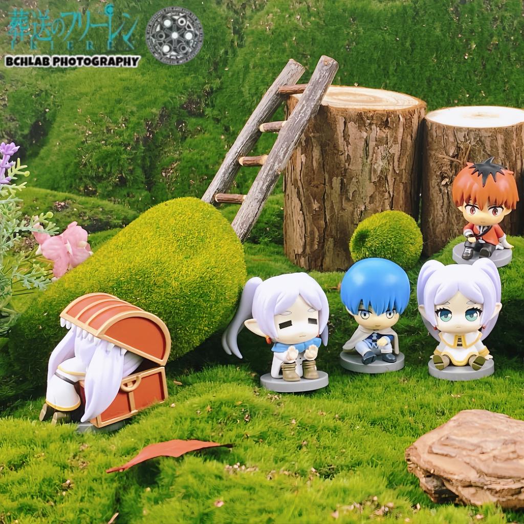EAKI Official Frieren  Mimic Chest Sitting Figure Collectible Anime Kawaii Desk Decor Classic Charm Toys For Anime Fans