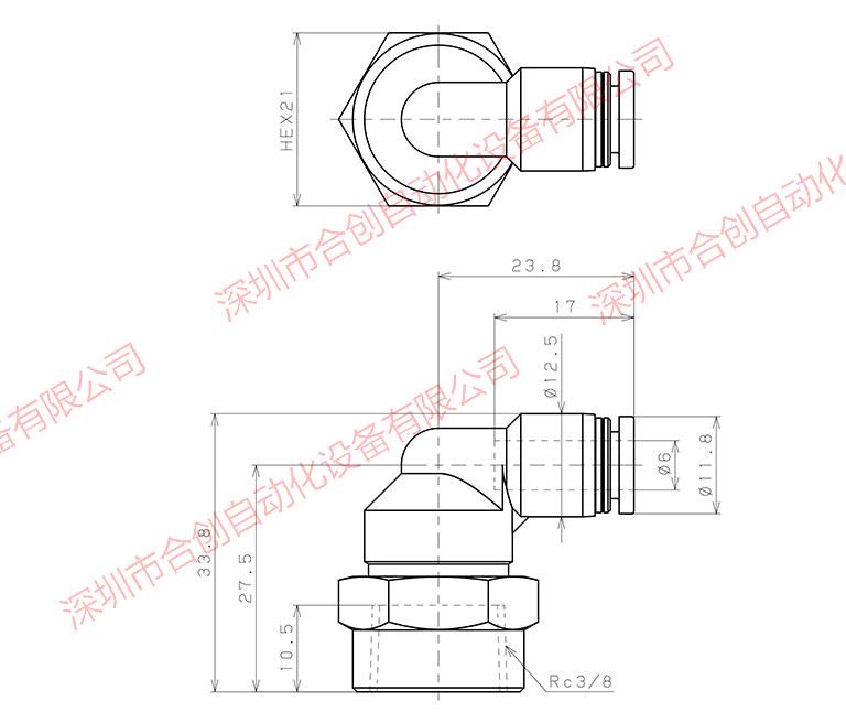 PLF Series PISCO Connector: PLF4-01, PLF4-M6, PLF8-02, PLF10-03, PLF12-04