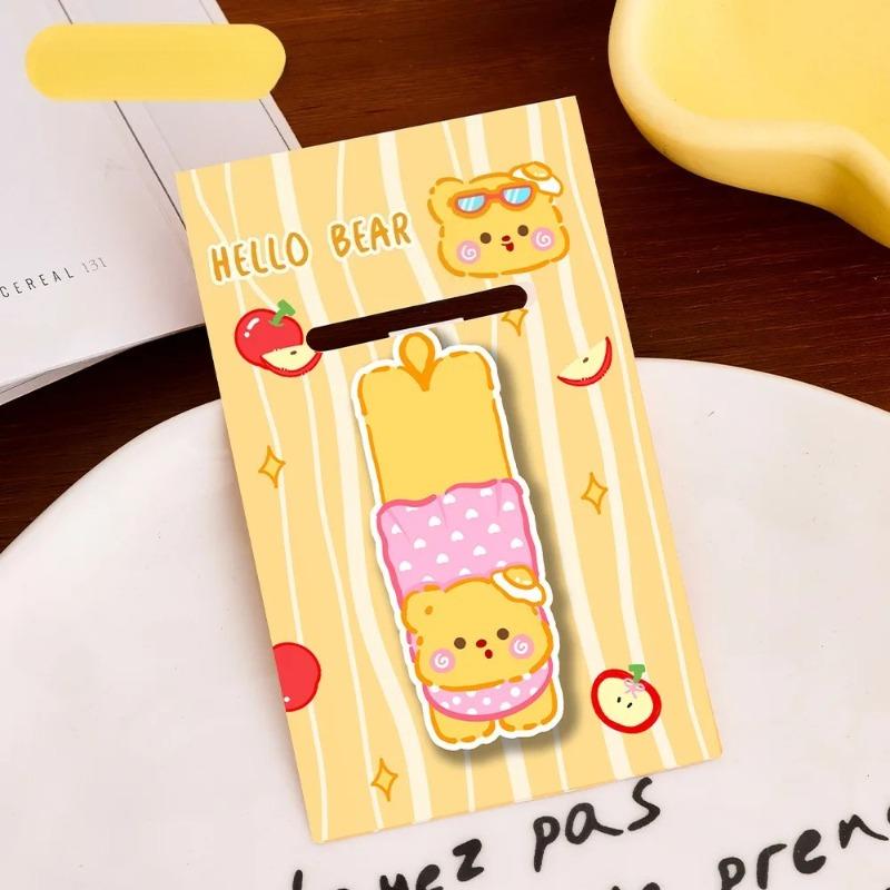 1Pcs Cute Pet Magnetic Bookmark Student Cartoon Good-looking Reading Book Page Clip Cute Animal Bookmark Stationery Gift School