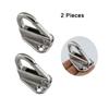 2PCS 316 Stainless Steel Boat Fending Hooks Fender Spring Hook Snap Attach Rope Boat Sail Tug Ship  Boat Accessories Marine