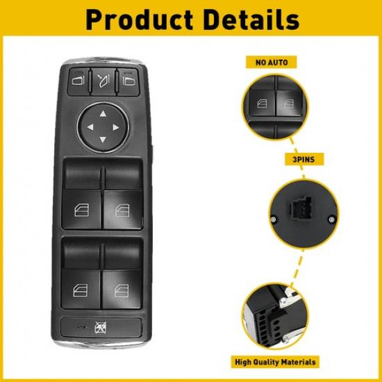 Front Left Door Window Switch For Mercedes BENZ ML350 G550 G63 G65 GL450 GL350
