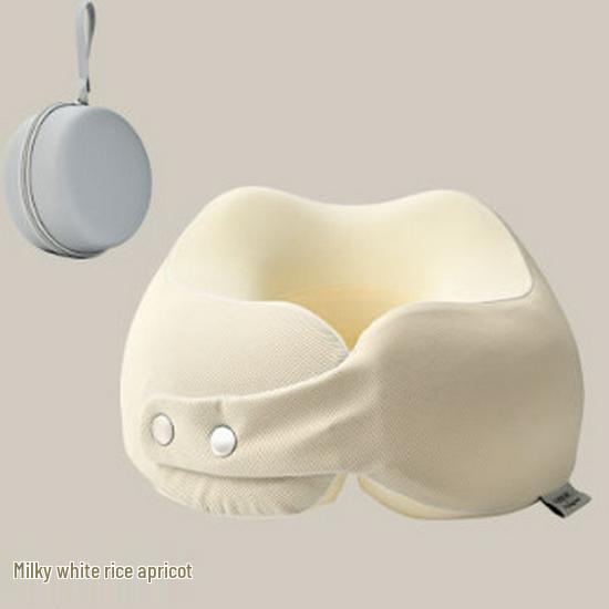 Memory Foam U-Shaped Travel Neck Pillow for Airplanes and Office Naps