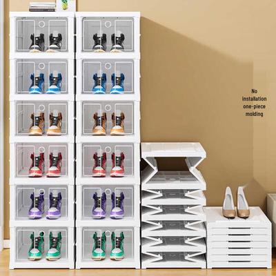 Changbaosen Simple Folding Transparent Shoe Rack