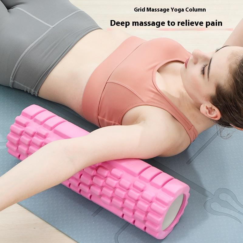 30 cm Yogaspalte Rückenrolle Fitness Muskelentspannung Schaumstoffrolle Heim-Fitnessstudio Massagestab Yogarad Übungen Pilates Ausrüstung