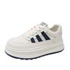 Popular Little White Women's Shoes Women's 2025 Autumn New Versatile Casual Board Shoes Autumn Super Fire Breathable Platform Shoes