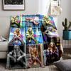 Colorful Pop Art Portrait Blanket for All Seasons Blanket Lunch Break Throw Gift