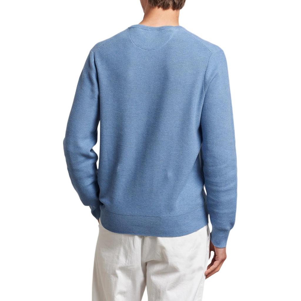 Polo Ralph Lauren Rundhals Pony Logo Bestickt Langarm Strickpullover Herren Pullover Blau MNPOSWE16820285-400