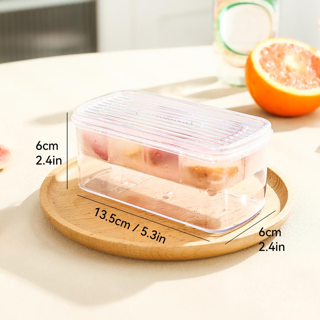 Transparent Ice Mold Multipurpose Ice Storage Box Mini Ice Cube Tray Plastic Ice Mould Kitchen Bar Ice Cube Maker Tools