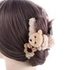 Headwear Bathing Plush Hair Accessories Korean Style Crab Clips Women Hair Clips Bear Hair Claws
