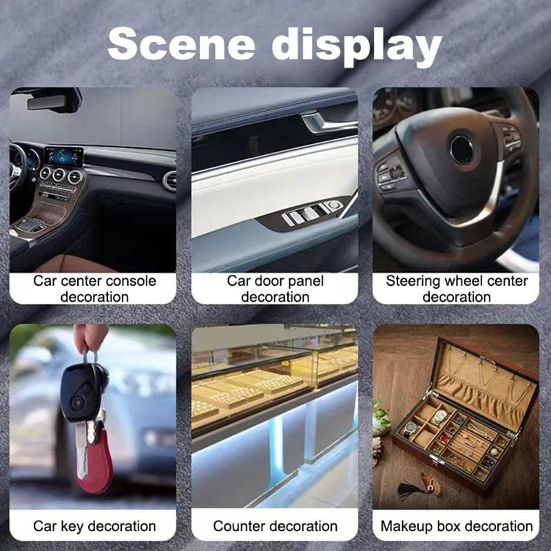 Suede Fabric Self-Adhesive Adhesive Cloth For Car Interior Modification Door Panel Workbench Diy Decoration