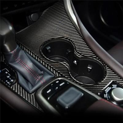 Passend für Lexus RX300 270 200T 450H 2016-2019 Autozubehör Carbon Fiber Auto Schalthebel Panel Abdeckung Autoaufkleber 3D Dekoration