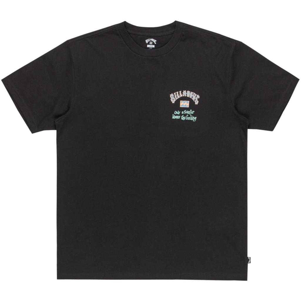 Billabong Know The Feeling Tee, Mens black T-shirt