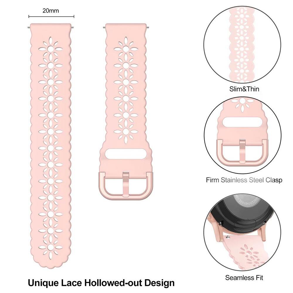 20mm SmartWatch Band For Samsung Galaxy Watch5 Pro 45mm/Watch 4 5 6 7 40mm 44mm Silicone Strap Watch4 Classic 42mm 46mm Bracelet