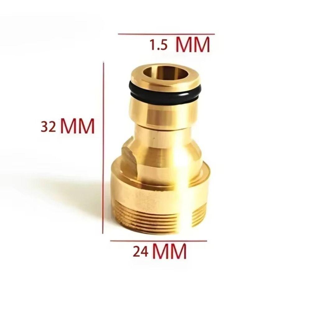 Durable Brass Faucet Adapter Dual Interface Garden Tap Connector New Universal Tap Adapter Outdoor