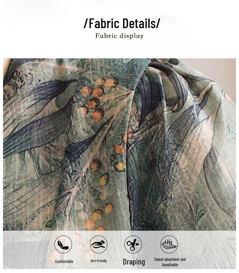 Summer Style 2026 Women's Shirt – Middle-Aged & Elderly, Chinese-Inspired National Printed T-Shirt