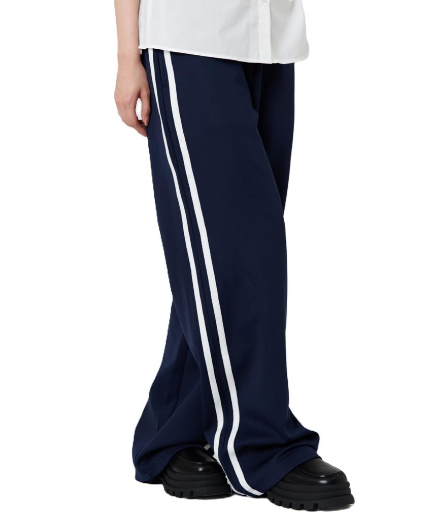 WEGO School Line Track Jersey Size for High School Students Women's Pants, Pants, Navy, F,