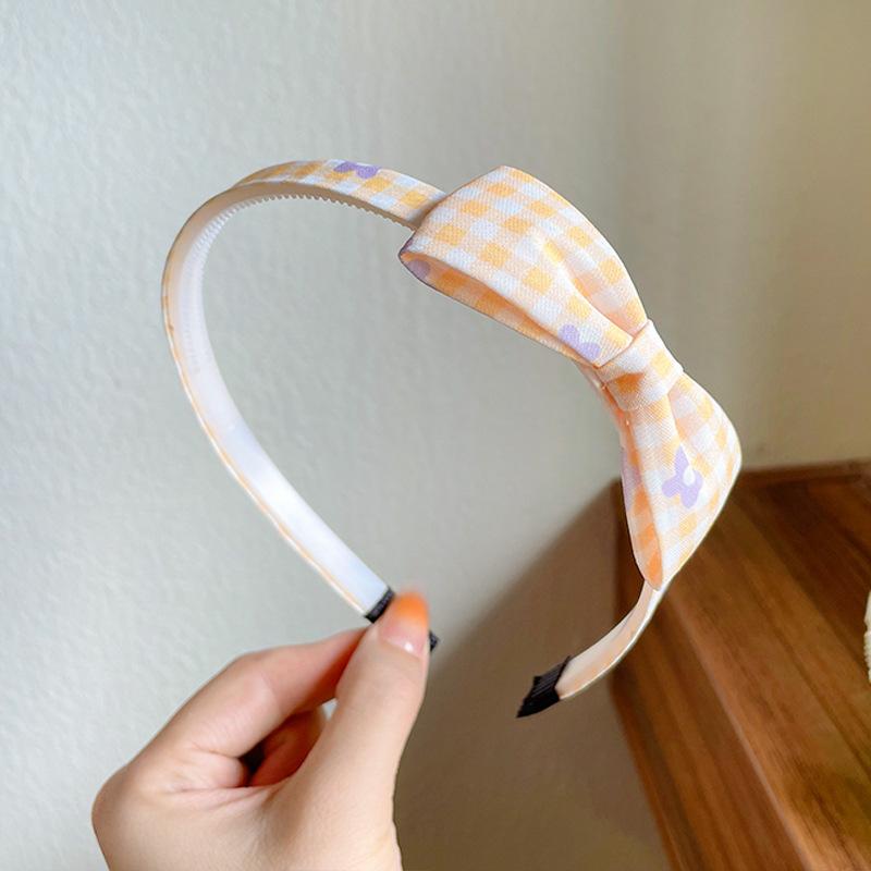 Girls Bow Flower Headband Children'S Headband Hair Accessories Cute Little Fresh Hairpin Baby Princess Hairpin Headgear