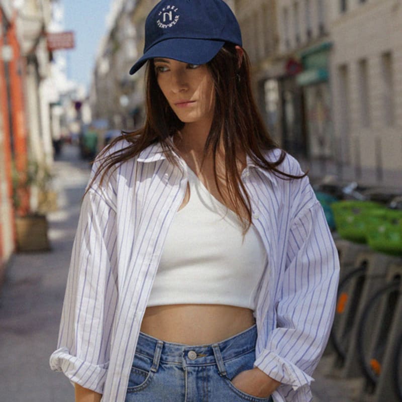 

NEBELEVERYWEAR Logo ball cap_navy free