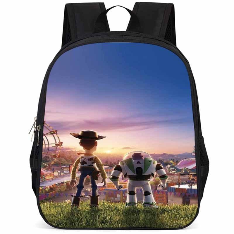 Buzz Lightyear 15-inch Large Capacity Backpack Lightweight Durable Oxford School Bag