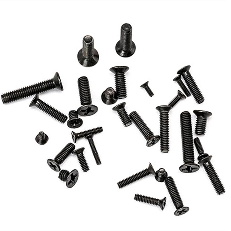 720Pcs Countersunk Flat Head Mini Screw Set M1.4 M1.7 M2 M2.5 M3 Carbon Steel Computer Notebook Laptop Screws Kit-A33R
