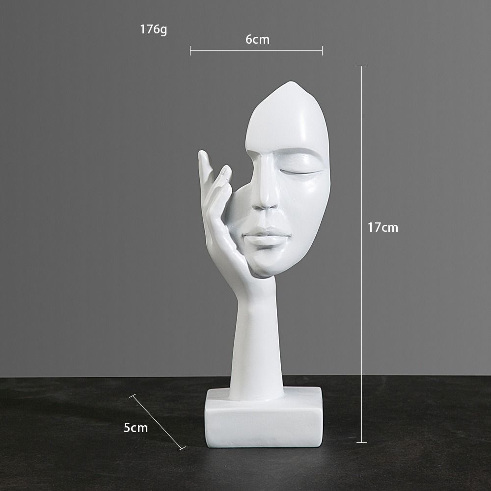 Gift Living Room Antiskid Base Figure Sculpture Desktop Ornaments Abstract Statue Resin Crafts