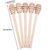 Wooden Jam Stirrer, Honey Spoon/Syrup Spoon/Sauce Spoon/Honey Jam Spoon Stirring Stick for Honey Jar Jam Jar Dispensing