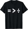 Equality Symbol Graphic Tee; Math Inspired Shirt; Unisex Casual Top Unisex T-Shirt
